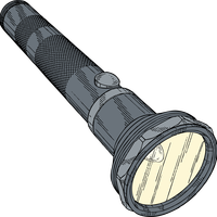 Flashlight Vector Art