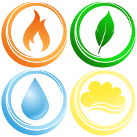 Four Elements Vector Graphic