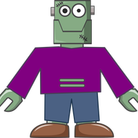 Frankenstein Robot Vector Clipart
