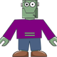 Frankenstein Robot Vector Clipart
