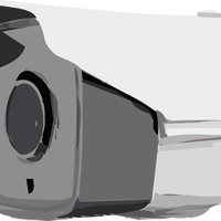 Full Security Camera Vector Clipart