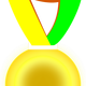 Gold Medal Vector Clipart