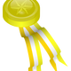 Golden Medallion Vector Clipart