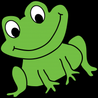 Green Frog Vector