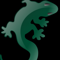 Green Lizard Vector