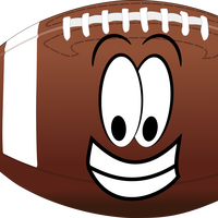 Happy Football vector clipart