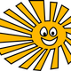 Happy Sun vector clipart