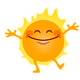 Happy Sunshine Vector Clipart