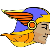 Hermes, the messenger God vector clipart