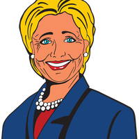 Hillary Clinton Vector Clipart