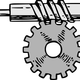 Horizontal Gear Vector Clipart