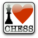 I love Chess Vector Clipart