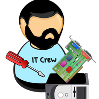 IT Hardware Technician Vector Clipart