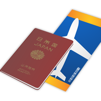 Japanese Passport Vector Clipart