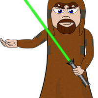 Jedi Knight Vector Clipart