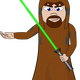 Jedi Knight Vector Clipart