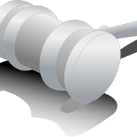 Judge Hammer Vector Clipart