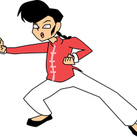 Kung Fu Martial Artist vector clipart