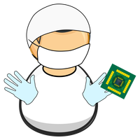 Lab Worker Vector Clipart