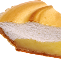 Lemon meringue pie Vector Clipart