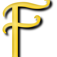 Letter F vector clipart