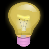 Light Bulb Vector Clipart