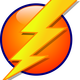 Lightning Orb Energy Icon vector clipart