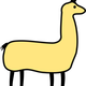 Llama Vector Clipart