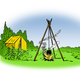 Lutz Campfire vector clipart