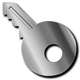 Metal Key Vector Clipart