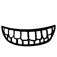 Mouth full of Teeth vector files