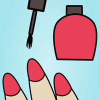 Nail Polish Vector Clipart