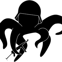 Octopus Storm Trooper Vector Clipart