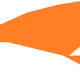 Orange shooting star vector clipart