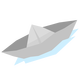Paper Boat Vector Clipart