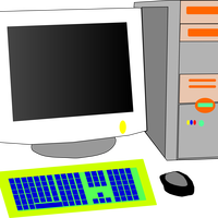 Personal Computer Vector Art