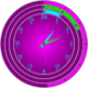 Pi Clock Vector Clipart