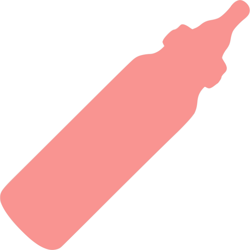 Download Pink Baby Bottle Silhouette vector clipart image - Free ...