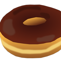 Plain Donut Vector Art