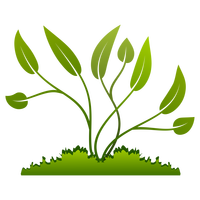 Plants growing out of the Ground vector clipart