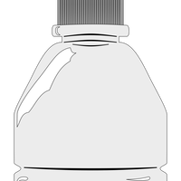 Pop-Top bottle vector clipart