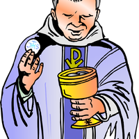 Priest Vector Clipart