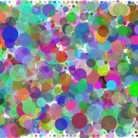 Prismatic circles Background vector clipart