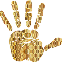 Prismatic Design handprint vector graphics