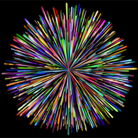 Prismatic Fireworks vector files