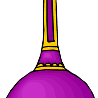 Purple Vase vector clipart