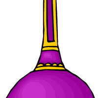 Purple Vase vector clipart