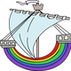 Rainbow Boat vector Clipart