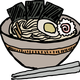 Ramen Bowl Nori vector clipart