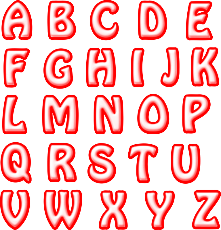 red-alphabet-letters-vector-clipart-image-free-stock-photo-public
